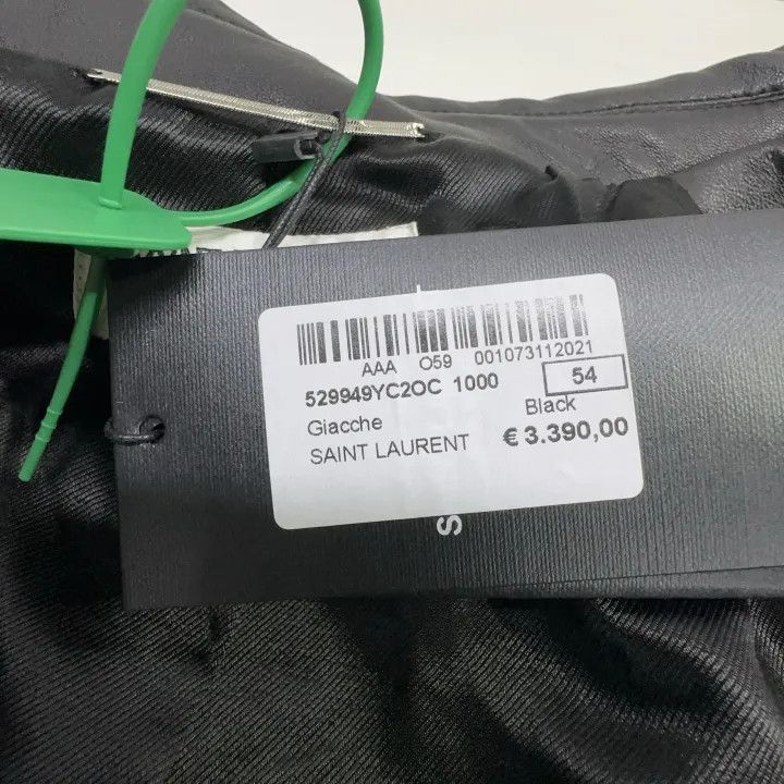 Saint Laurent Paris Saint Laurent Black Casual Leather Jacket for Men Size US L / EU 52-54 / 3 - 5 Thumbnail
