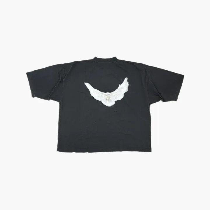 Yeezy YEEZY Logo Casual Loose T-Shirt for Couples Size US XL / EU 56 / 4 - 3 Thumbnail