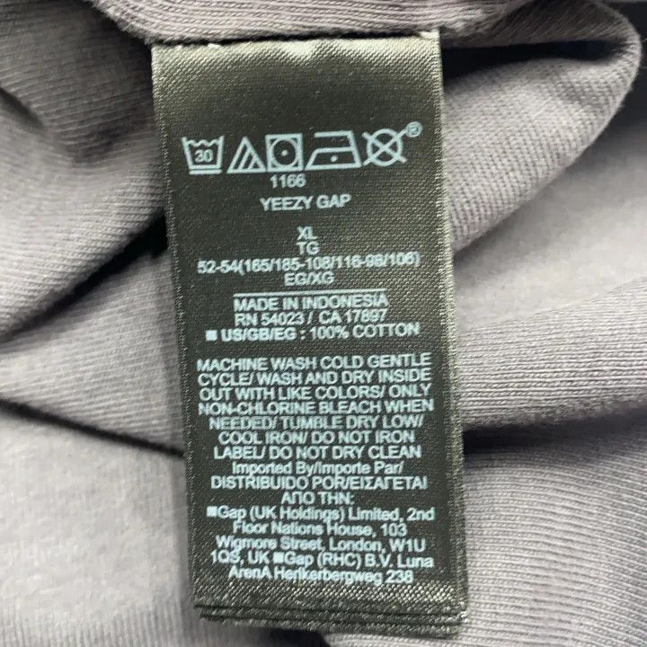 Yeezy YEEZY Oversized Round Neck T-Shirt Size US XL / EU 56 / 4 - 5 Thumbnail