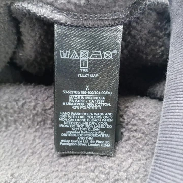 Balenciaga Yeezy x Gap x Balenciaga Dark Grey Sweater Size US L / EU 52-54 / 3 - 5 Thumbnail