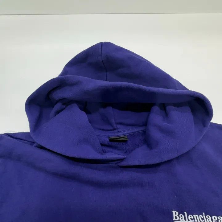 Balenciaga Balenciaga Kids Logo Hoodie in Blue Size US M / EU 48-50 / 2 - 4 Thumbnail