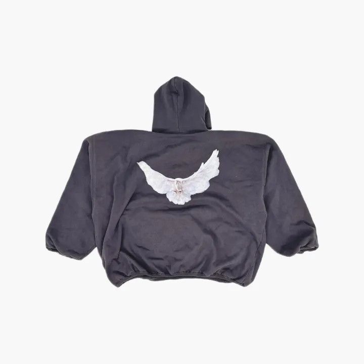 Balenciaga Yeezy Dove Hoodie with Logo Print Size US XL / EU 56 / 4 - 3 Thumbnail