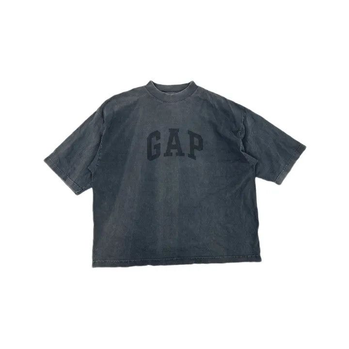 Balenciaga YEEZY x Gap x Balenciaga Washed Black Tee Size US S / EU 44-46 / 1 - 2 Thumbnail