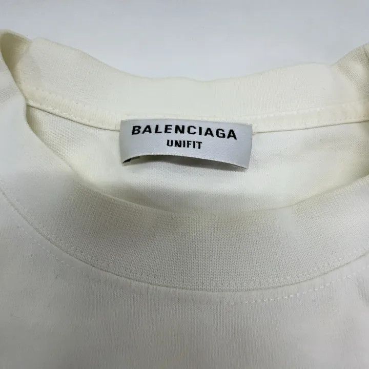 Balenciaga Balenciaga FW21 White Printed T-Shirt Size US S / EU 44-46 / 1 - 6 Thumbnail