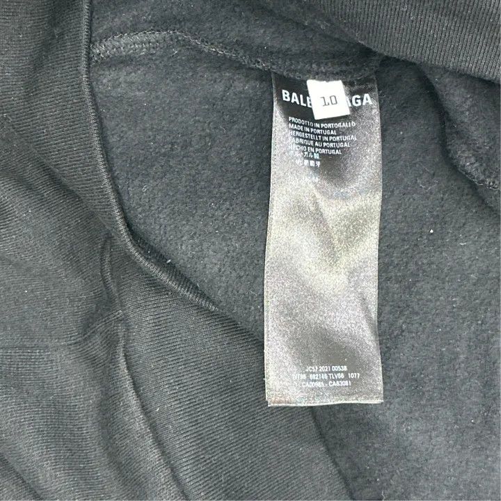 Balenciaga Balenciaga SS24 Hulk Graphic Black Sweatshirt Size US M / EU 48-50 / 2 - 3 Thumbnail