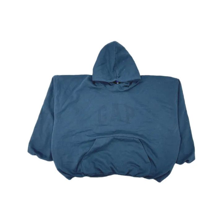 Balenciaga YEEZY x Gap x Balenciaga Hoodie in Dark Blue Size US XL / EU 56 / 4 - 2 Thumbnail
