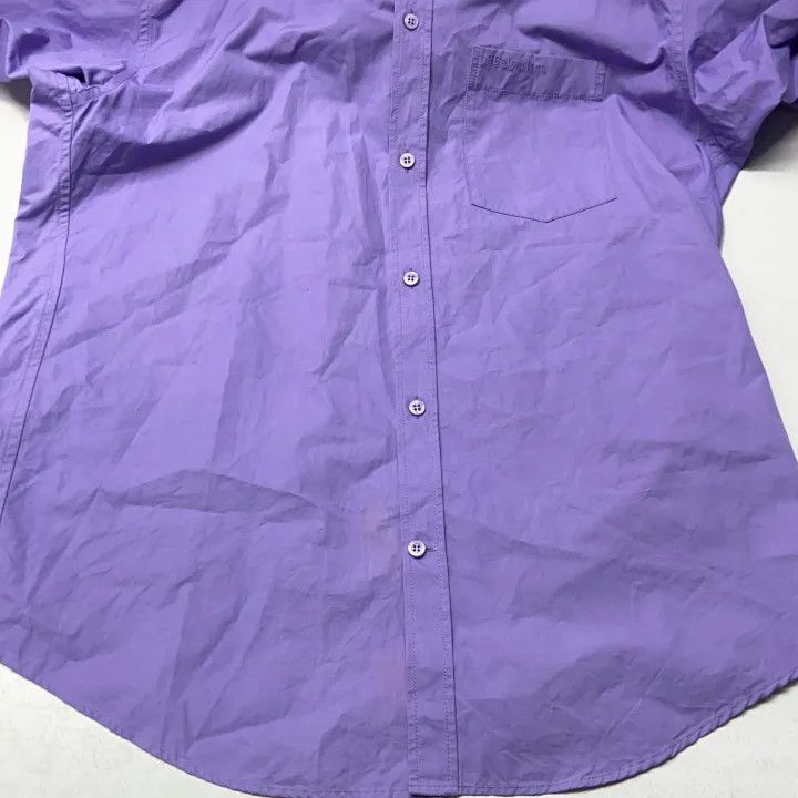 Balenciaga Balenciaga Casual Long Sleeve Shirt in Purple Size US S / EU 44-46 / 1 - 10 Thumbnail