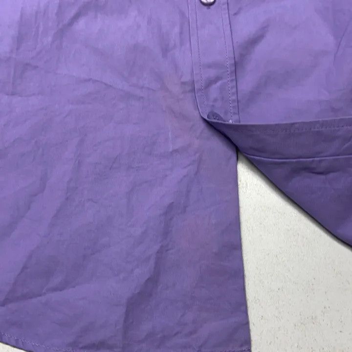Balenciaga Balenciaga Casual Long Sleeve Shirt in Purple Size US S / EU 44-46 / 1 - 7 Thumbnail