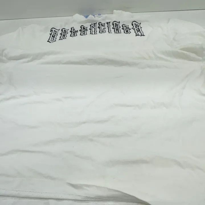 Balenciaga Balenciaga Solid White Short Sleeve T-Shirt Size US L / EU 52-54 / 3 - 9 Thumbnail
