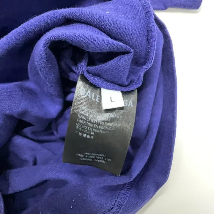 Balenciaga Balenciaga Logo Blue T-shirt for Men Size US L / EU 52-54 / 3 - 4 Thumbnail