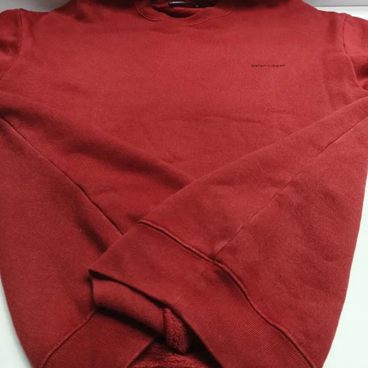 Balenciaga Balenciaga Logo Print Pullover Sweatshirt Size US M / EU 48-50 / 2 - 14 Thumbnail