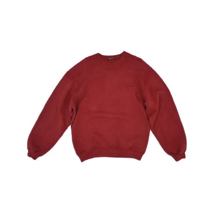 Balenciaga Balenciaga Logo Print Pullover Sweatshirt Size US M / EU 48-50 / 2 - 2 Thumbnail