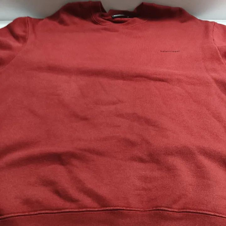 Balenciaga Balenciaga Logo Print Pullover Sweatshirt Size US M / EU 48-50 / 2 - 13 Thumbnail