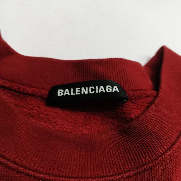 Balenciaga Balenciaga Logo Print Pullover Sweatshirt Size US M / EU 48-50 / 2 - 4 Thumbnail
