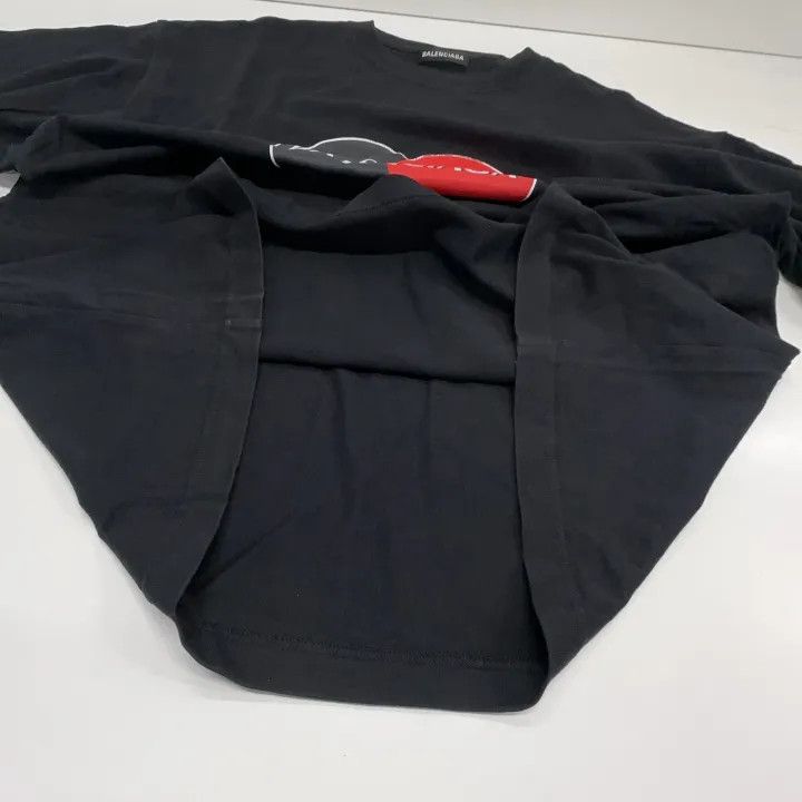 Balenciaga Balenciaga Logo Print Loose Fit T-Shirt for Men Size US S / EU 44-46 / 1 - 9 Thumbnail