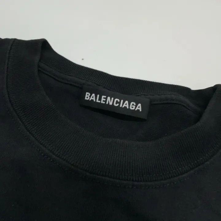 Balenciaga Balenciaga Logo Print Loose Fit T-Shirt for Men Size US S / EU 44-46 / 1 - 5 Thumbnail