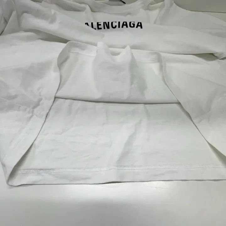 Balenciaga Balenciaga Classic Logo White T-shirt for Men Size US S / EU 44-46 / 1 - 11 Thumbnail