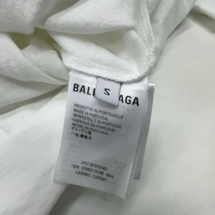Balenciaga Balenciaga Classic Logo White T-shirt for Men Size US S / EU 44-46 / 1 - 4 Thumbnail