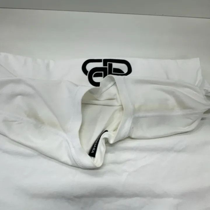 Balenciaga Balenciaga Classic Logo White T-shirt for Men Size US S / EU 44-46 / 1 - 7 Thumbnail