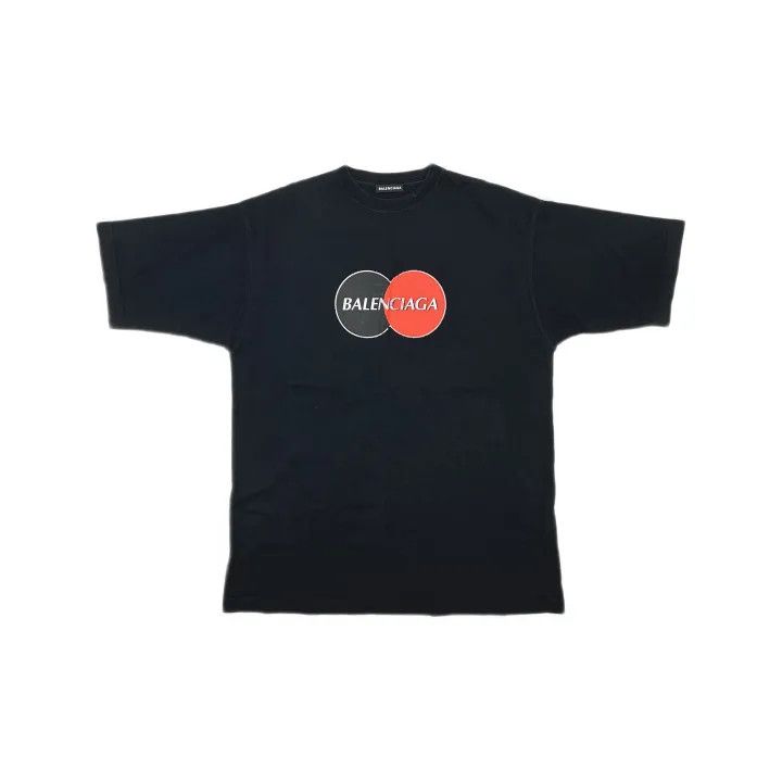 Balenciaga Balenciaga Black Oversized Logo T-Shirt for Men Size US S / EU 44-46 / 1 - 2 Thumbnail
