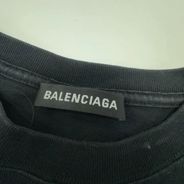 Balenciaga Balenciaga Black Oversized Logo T-Shirt for Men Size US S / EU 44-46 / 1 - 5 Thumbnail