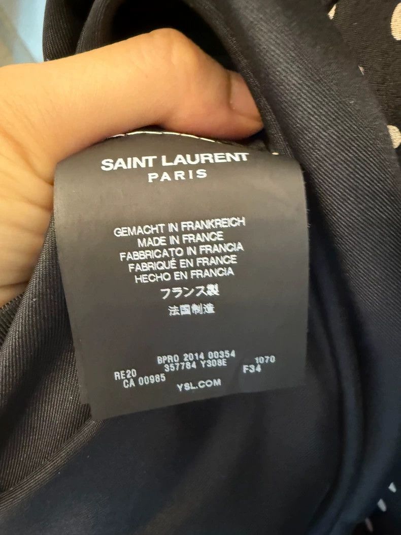 Saint Laurent Paris Saint Laurent Polka Dot Dress Size 34 Size US M / EU 48-50 / 2 - 5 Thumbnail