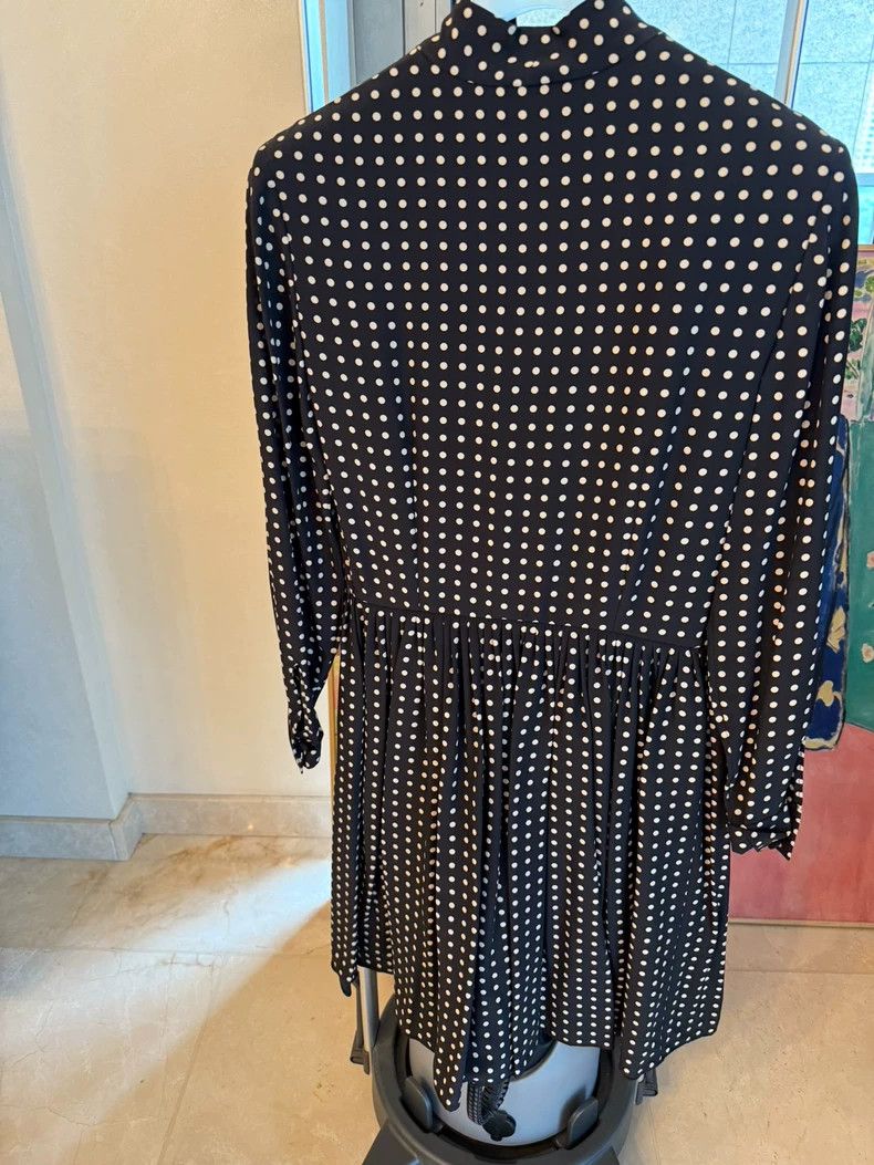Saint Laurent Paris Saint Laurent Polka Dot Dress Size 34 Size US M / EU 48-50 / 2 - 4 Thumbnail