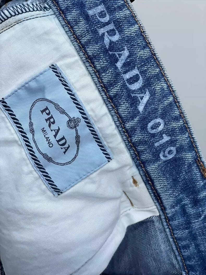 Prada PRADA Blue Denim Shorts-dmc Size US 32 / EU 48 - 5 Thumbnail