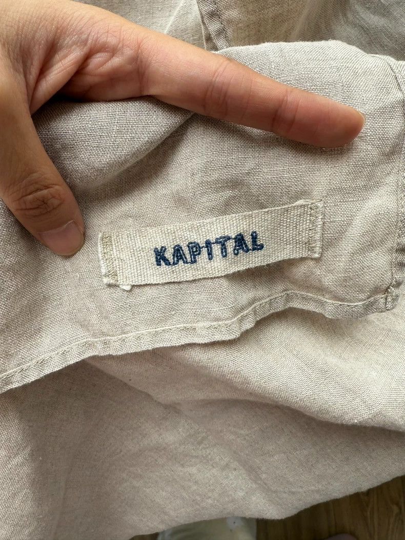 Kapital KAPITAL Linen Dress with Small Flaws Size 30" / US 8 / IT 44 - 4 Thumbnail
