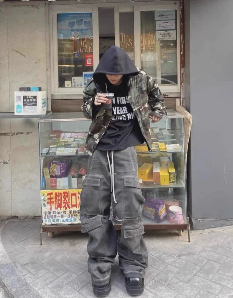 Rick Owens Rick Owens Cargo Pants in Graphite Gray Size US 32 / EU 48 - 8 Thumbnail