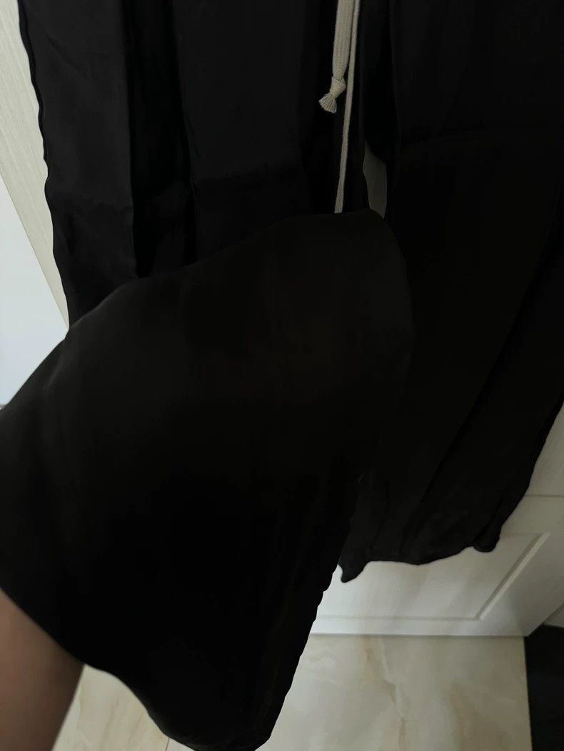 Rick Owens Black Silk Long Pants by Rick Owens Size US 31 - 3 Thumbnail