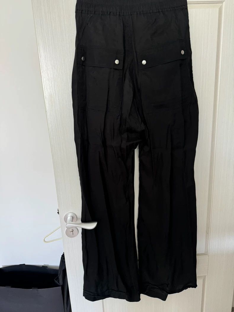 Rick Owens Black Silk Long Pants by Rick Owens Size US 31 - 5 Thumbnail
