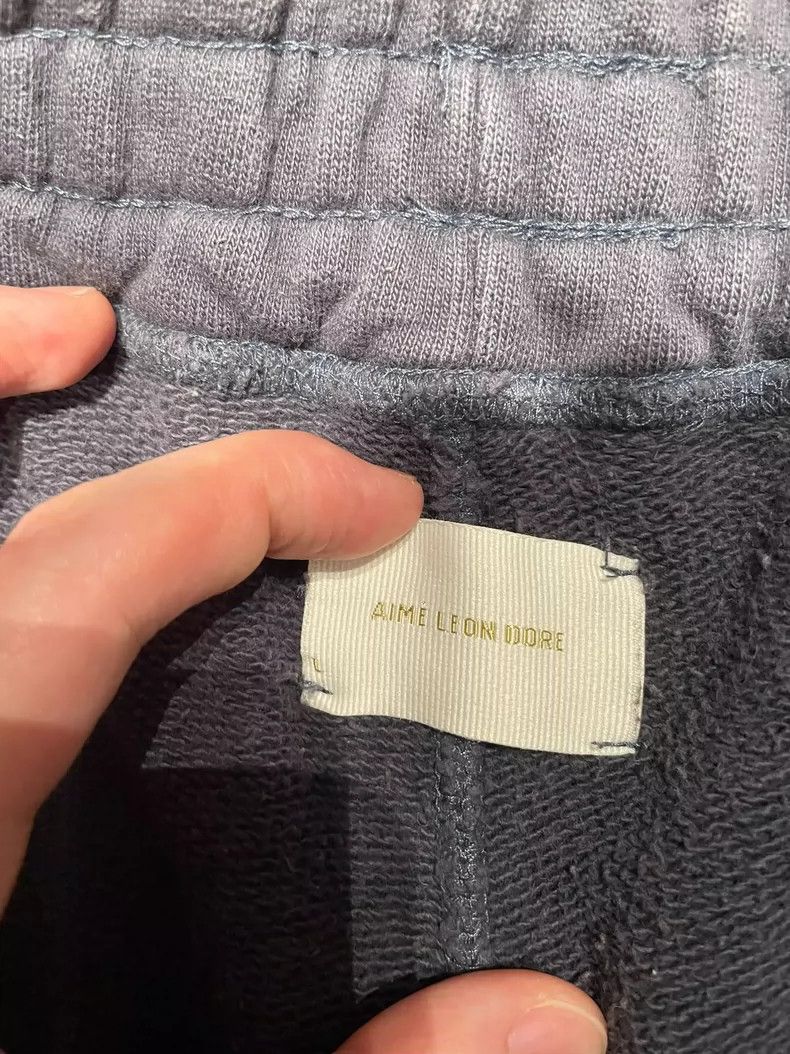 Ader Error Aime Leon Dore Sweatpants in Dark Gray Size US 34 / EU 50 - 2 Thumbnail