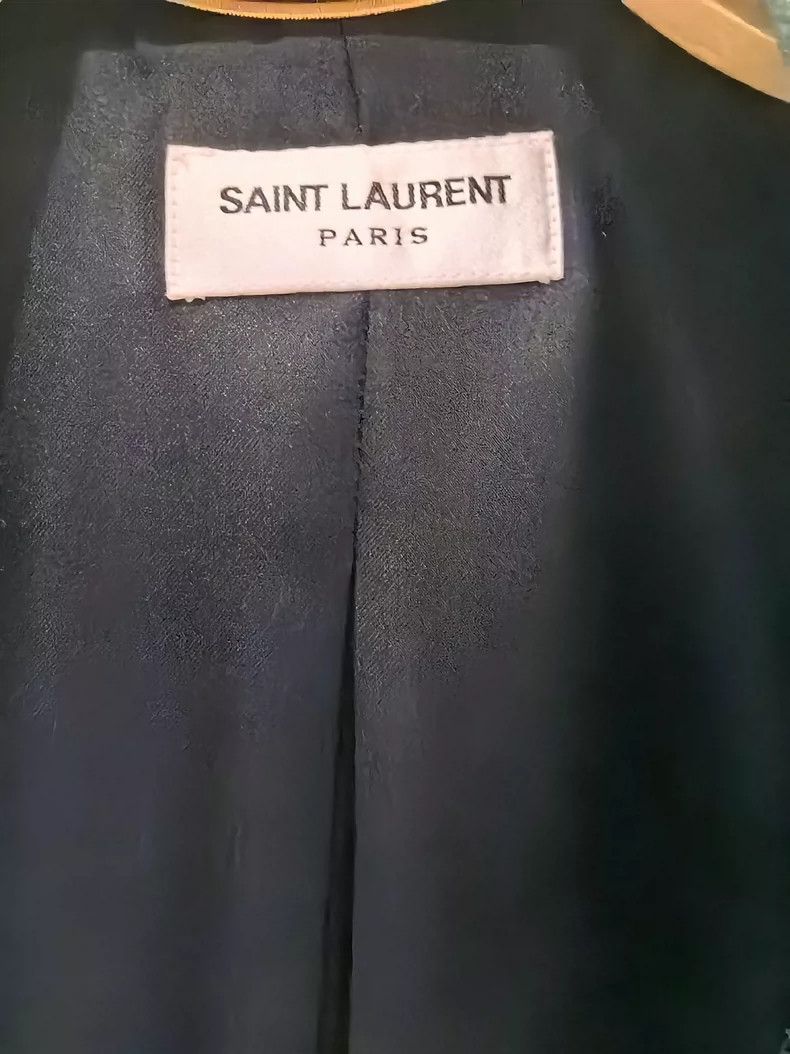 Yves Saint Laurent Limited Edition YSL Blazer in Light Blue Size US M / EU 48-50 / 2 - 3 Thumbnail