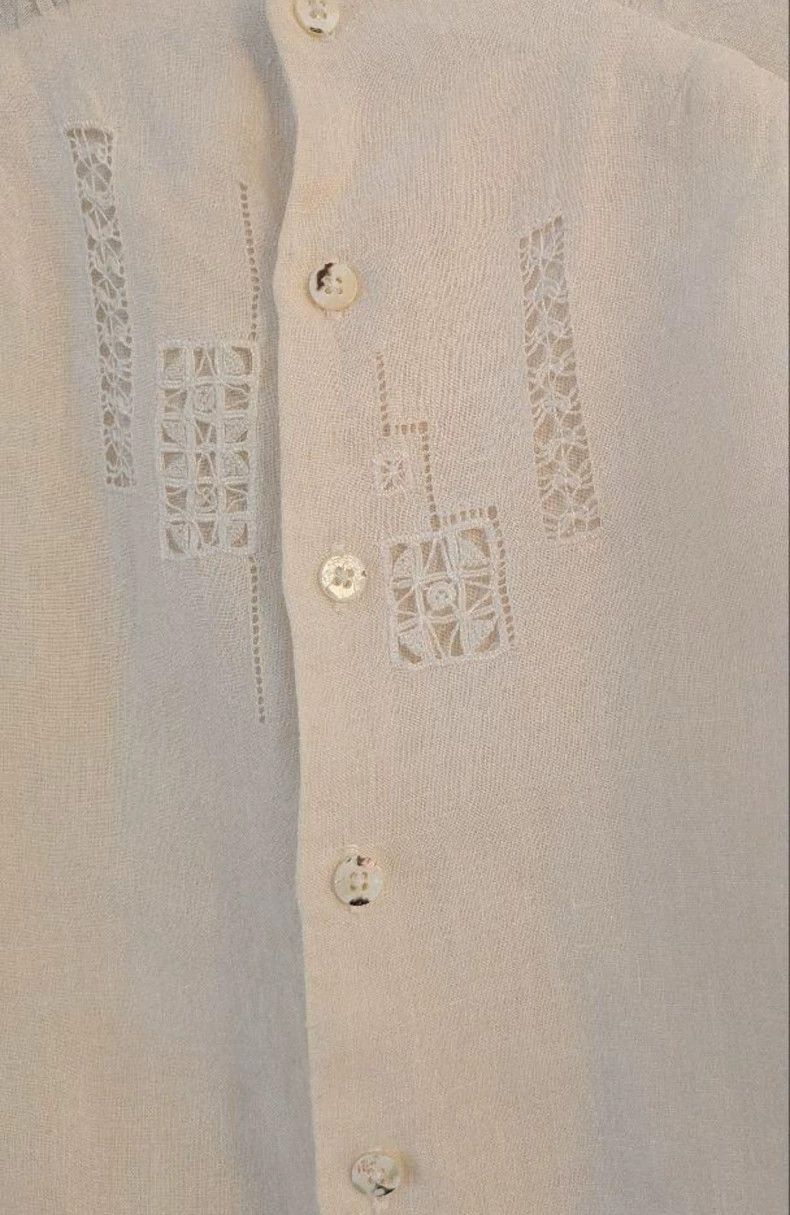 Kapital Rare Embroidered Linen Hooded Jacket Size US M / EU 48-50 / 2 - 4 Thumbnail