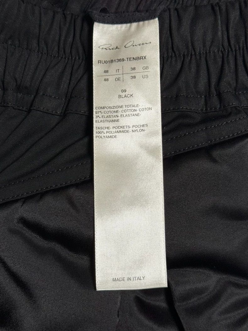 Rick Owens Rick Owens Black Sweatpants with Drawstring Size US 31 - 3 Thumbnail
