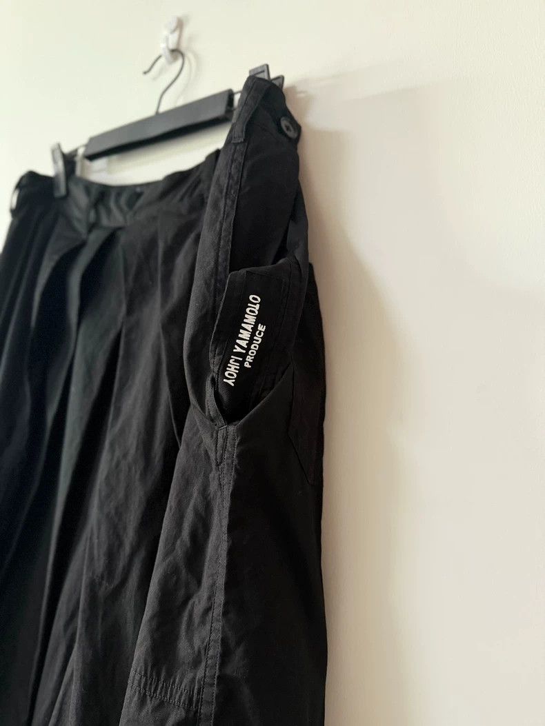 Loro Piana Yohji Yamamoto Black Trousers 2019SS Pour Homme Size US 26 / EU 42 - 2 Thumbnail