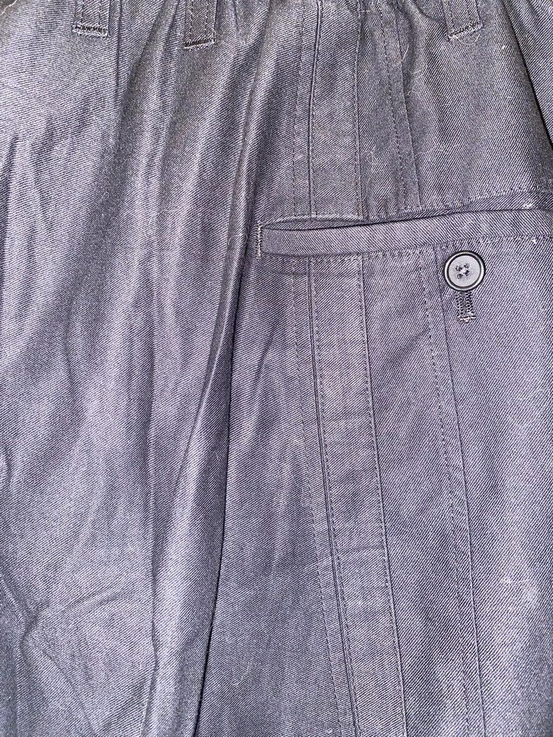 Loro Piana Yohji Yamamoto Black Pants with Unique Cut Size US 26 / EU 42 - 4 Thumbnail