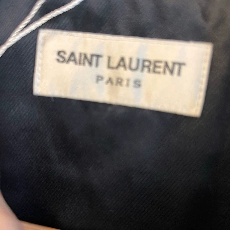 Saint Laurent Paris Studded Black Leather Biker Jacket Size US M / EU 48-50 / 2 - 3 Thumbnail