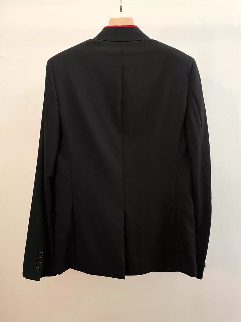 Yves Saint Laurent Saint Laurent Blazer with Red Accents Size US M / EU 48-50 / 2 - 4 Thumbnail