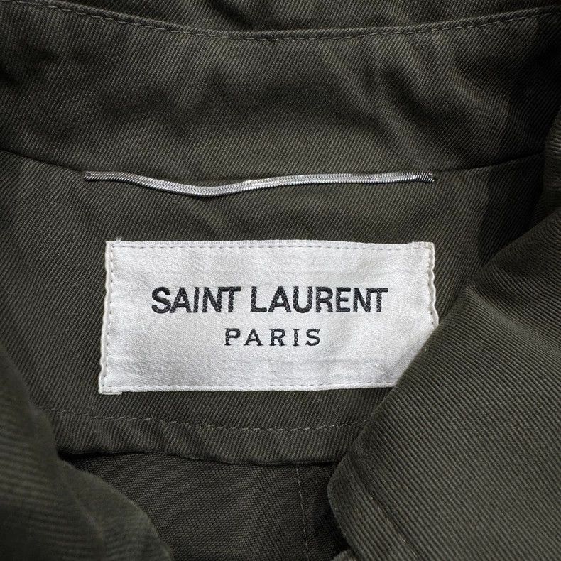 Saint Laurent Paris SLP Military Style Work Cloak Jacket Size US M / EU 48-50 / 2 - 3 Thumbnail