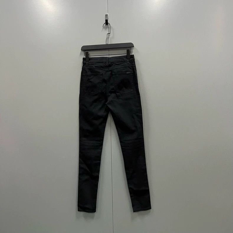 Saint Laurent Paris Saint Laurent Black Slim Fit Denim Pants Size US 26 / EU 42 - 2 Thumbnail