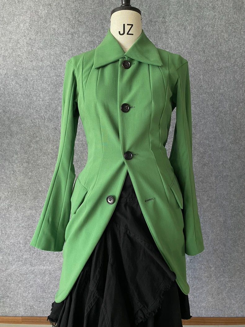 Junya Watanabe Junya Watanabe Long Green Coat Vintage Size US L / EU 52-54 / 3 - 7 Thumbnail