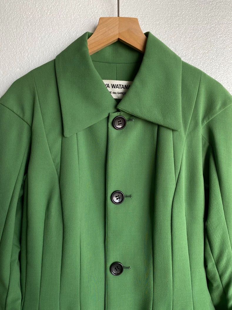 Junya Watanabe Junya Watanabe Long Green Coat Vintage Size US L / EU 52-54 / 3 - 3 Thumbnail