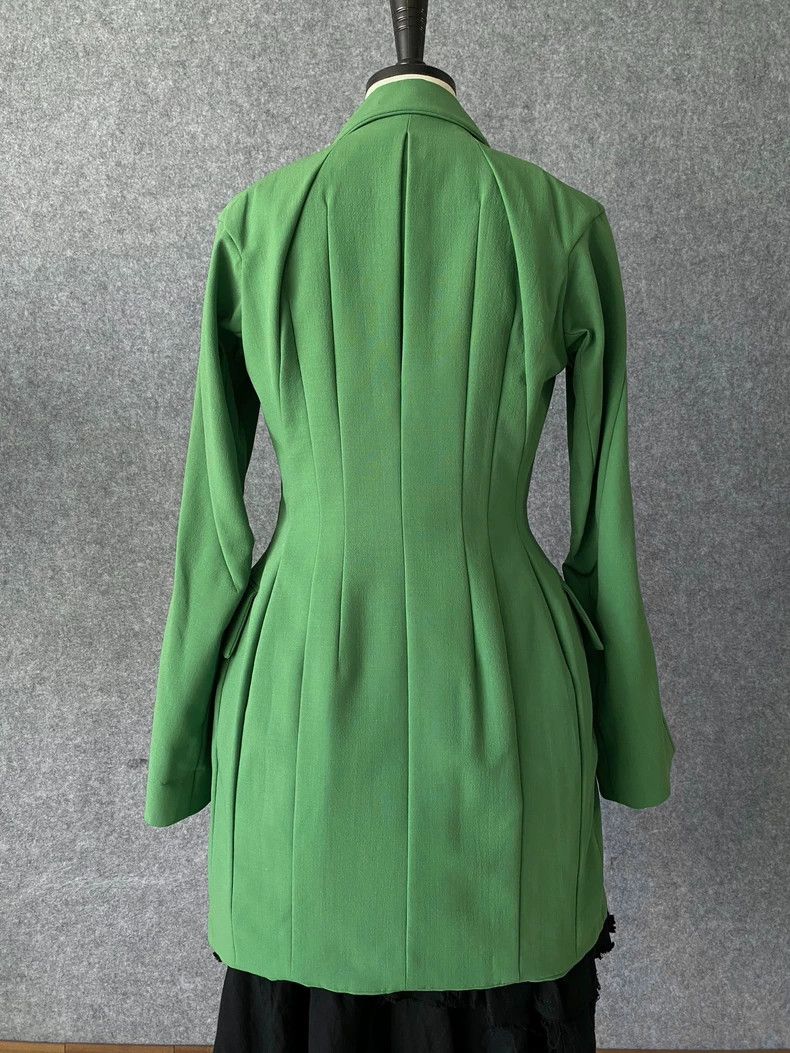 Junya Watanabe Junya Watanabe Long Green Coat Vintage Size US L / EU 52-54 / 3 - 8 Thumbnail