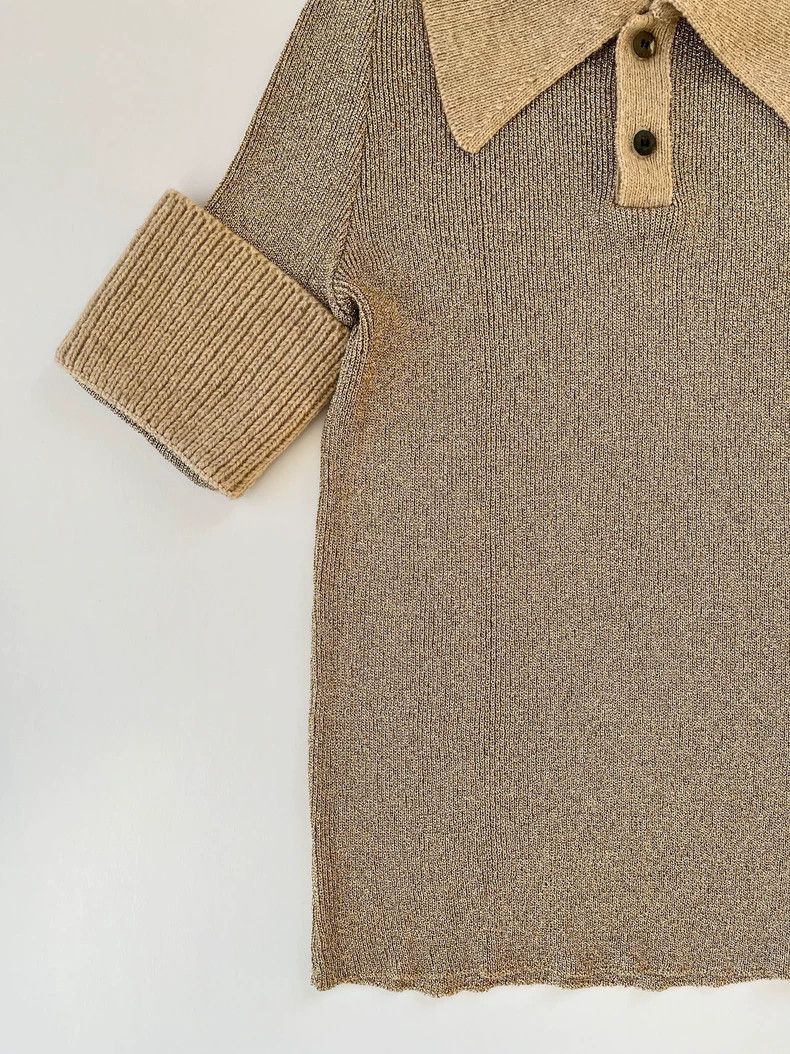 Junya Watanabe JUNYA WATANABE Knit Shirt with Large Collar Size US M / EU 48-50 / 2 - 3 Thumbnail