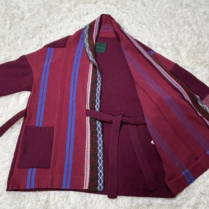 Kapital Japanese Vintage Wool Cardigan with Ethnic Patterns Size US M / EU 48-50 / 2 - 4 Thumbnail