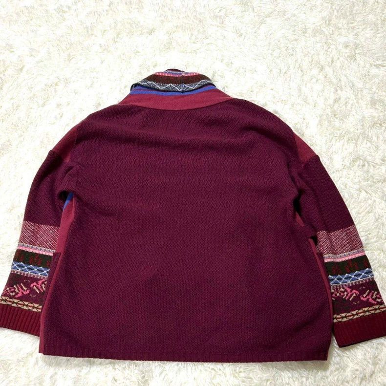 Kapital Japanese Vintage Wool Cardigan with Ethnic Patterns Size US M / EU 48-50 / 2 - 5 Thumbnail