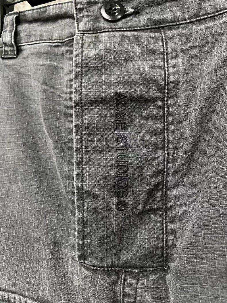 Acne Studios Acne Studios Black Denim Cargo Pants Shorts Size US 31 - 6 Thumbnail