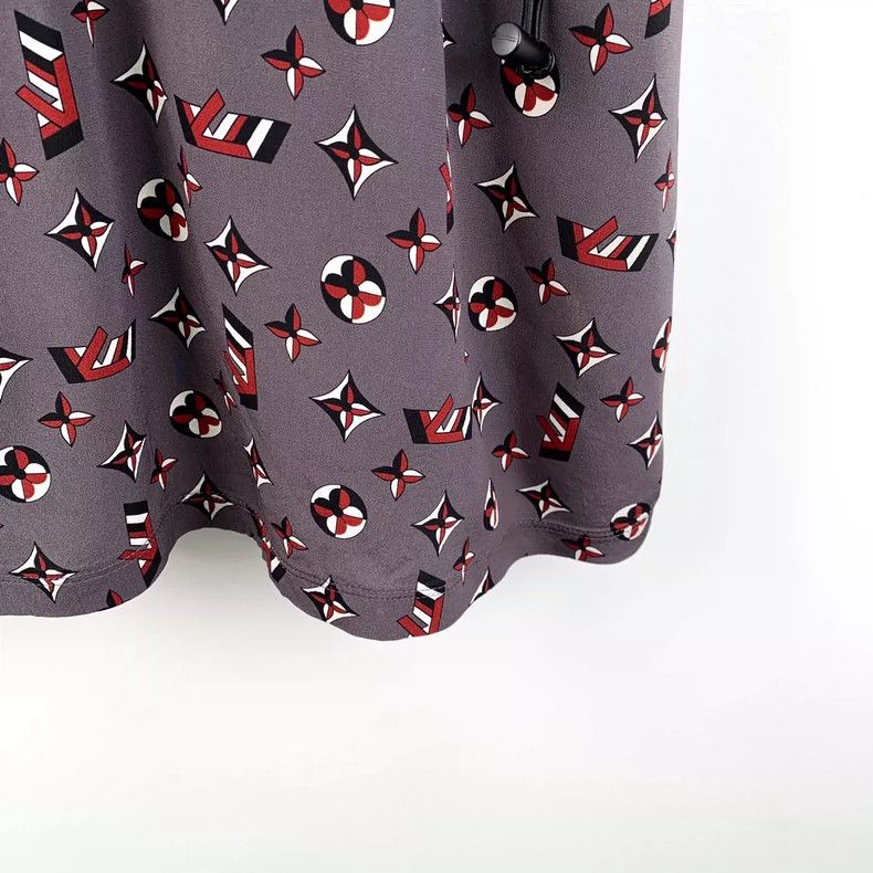Louis Vuitton louis vuitton logo print cotton dress-dmc Size 34" / US 12 / IT 48 - 4 Thumbnail